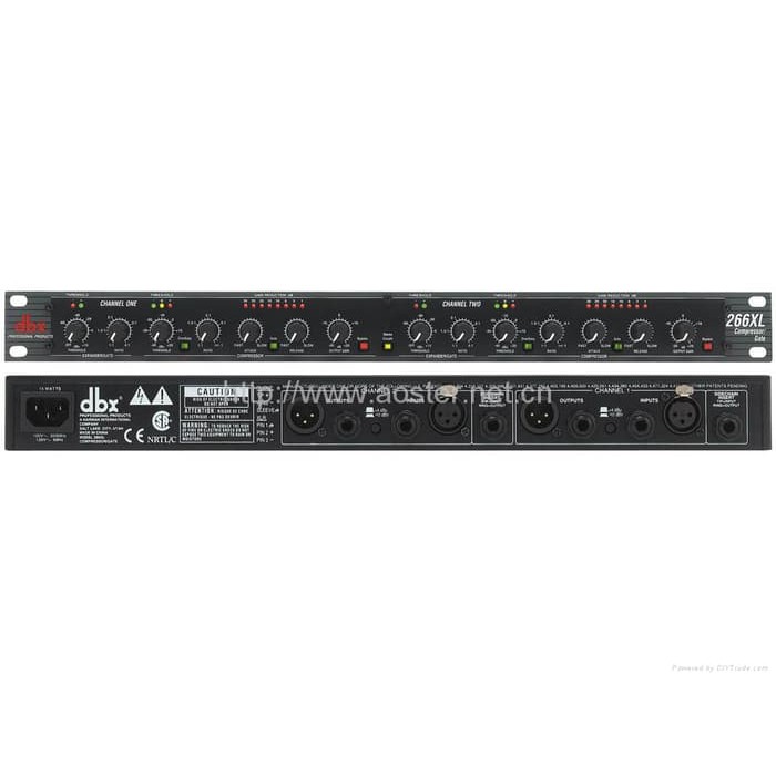 DBX 266XL Dual Compressor Gate