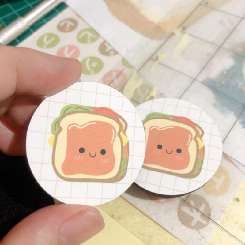 

[FREE EMAS MINI] Sticker Logo Olshop Termurah!!! Min Order 50Pcs