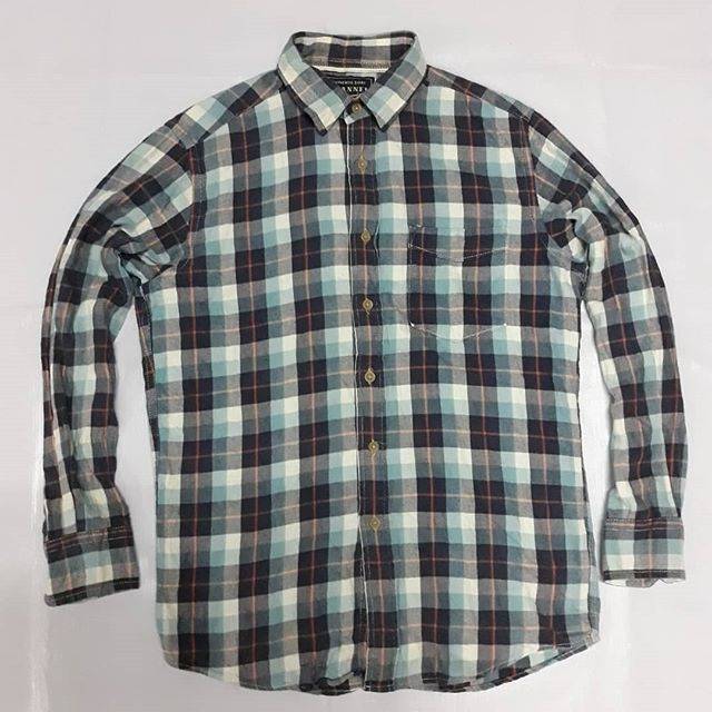 Kemeja pria uniqlo flanel