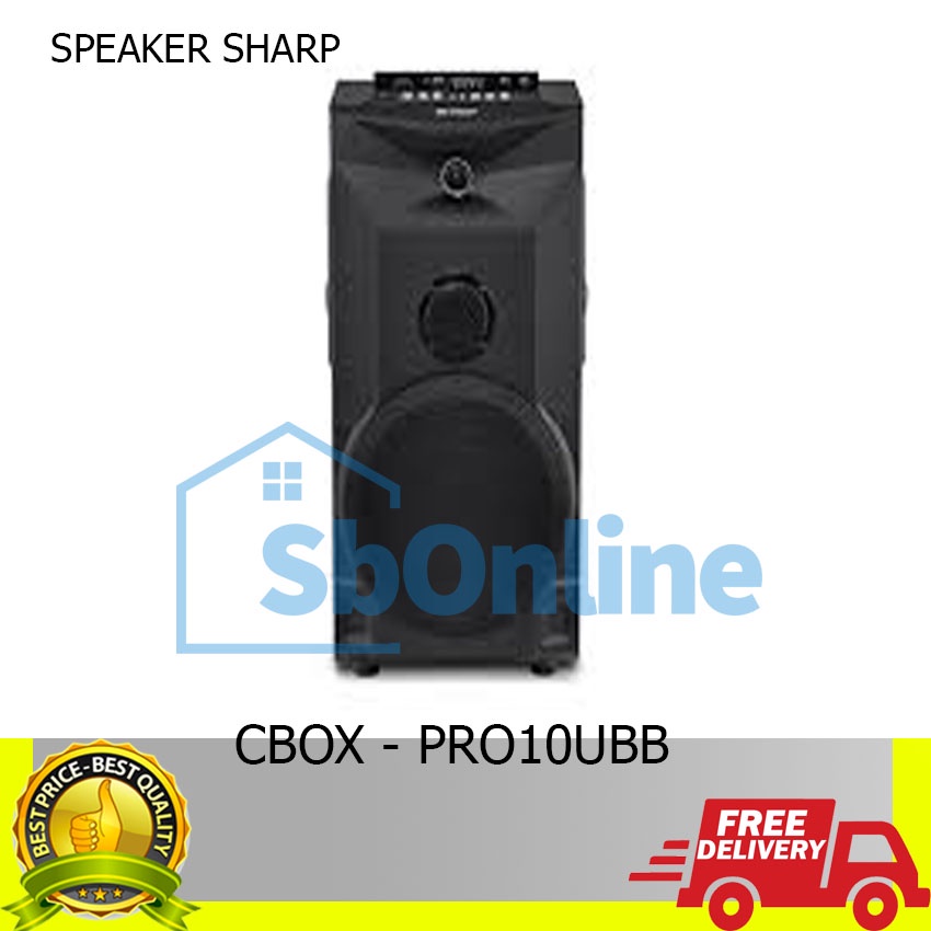 Speaker Aktif Sharp CBOX-PRO10UBB | CBOX PRO10UBB CBOXPRO10UBB