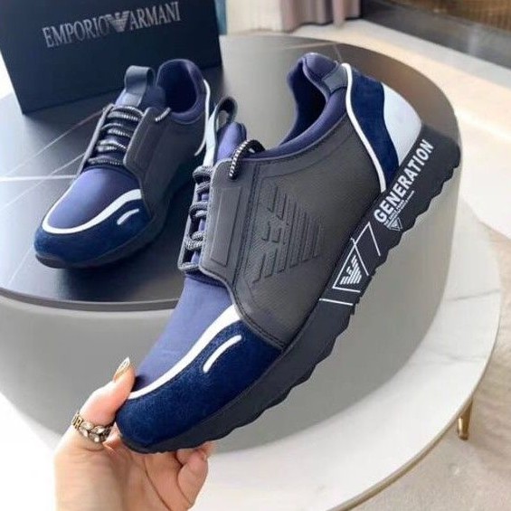 bisa cod sepatu pria sneaker ea mirror sepatu kets type lv 2020-2 shoes run away