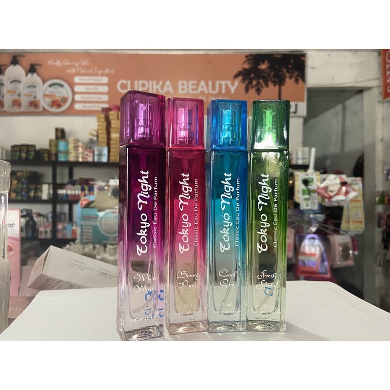 wangi - parfum Tokyo Night EDP 50 ML kemasan Kaca -- eau de parfume tokyo night 50 ml