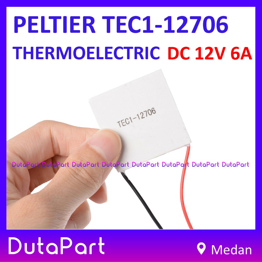 Peltier TEC1-12706 TEC1 12706 Thermoelectric Keramik Element DC 12V 6A