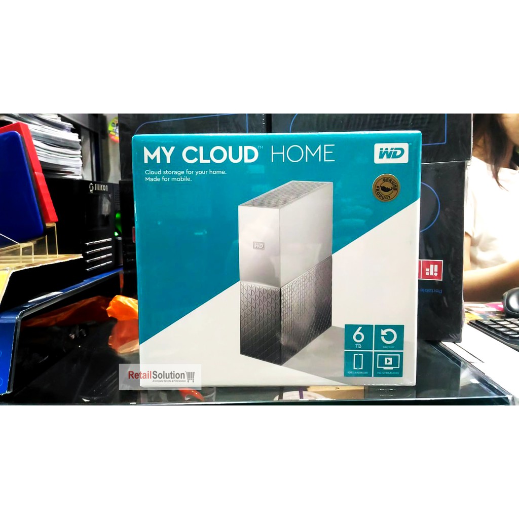 WD My Cloud Home 6TB Personal Cloud Storage Gigabit HDD