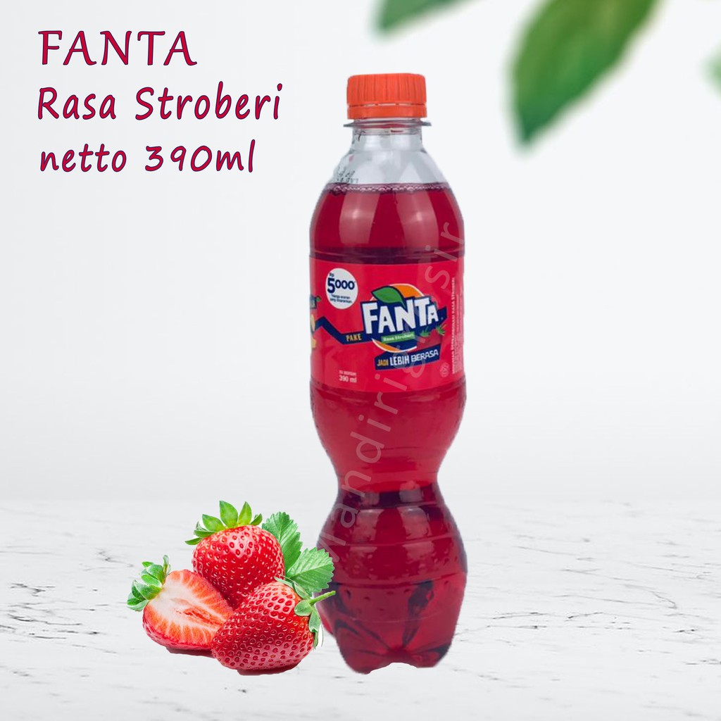 

Fanta * Minuman * Minuman berkarbonasi rasa stroberi * 390ml