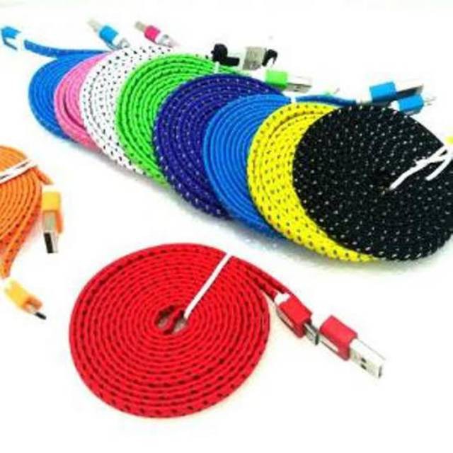Kabel Data Charger Model Tali Sepatu