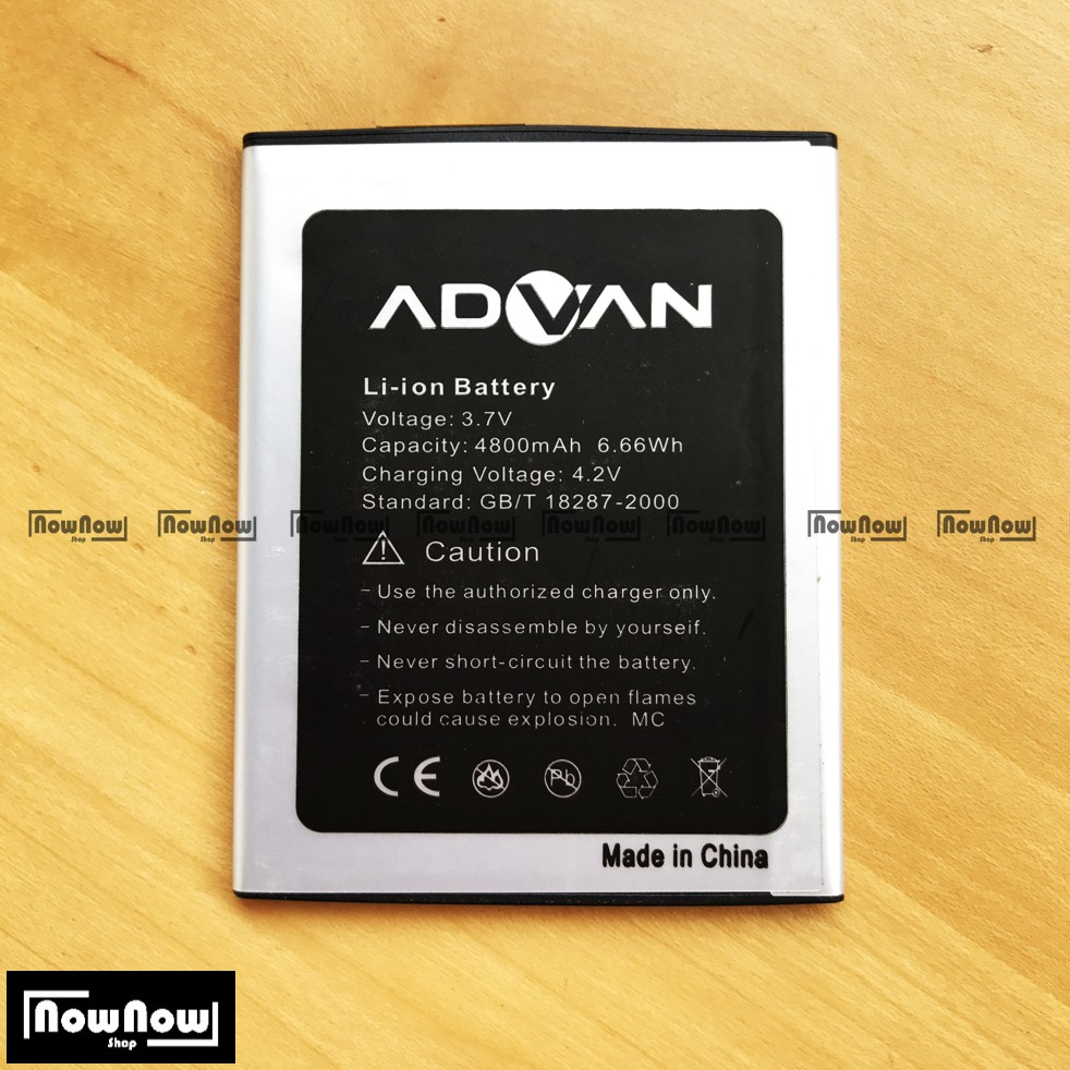 Baterai Advan S50A Original Double Power Batre Batrai Battery HP