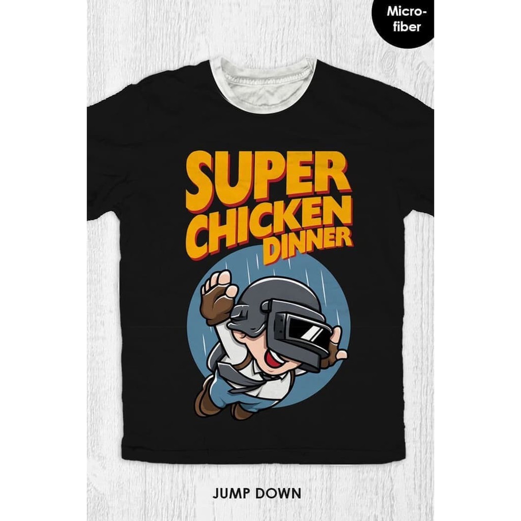KAOS ANAK PUBG SUPER CHICKEN TSHIRT