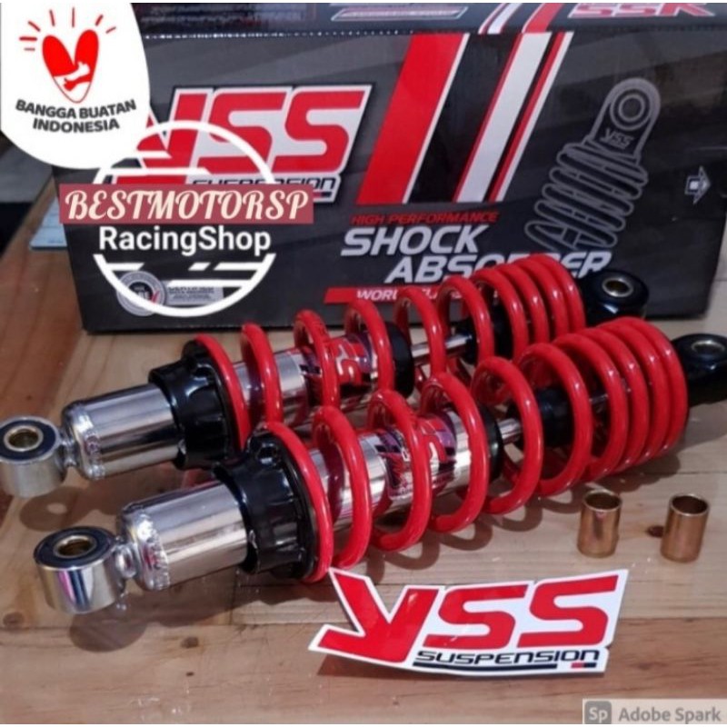 Shockbreaker YSS Supra x 125 Revo kharisma RX King Tiger Top Prime 340 MM