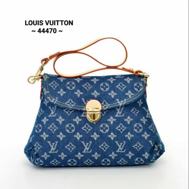LOUIS VUITTON DENIM FLEATY BAG