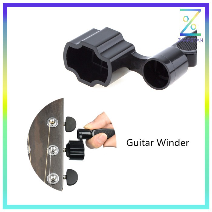 Guitar Tools 3 in 1 String Winder + Bridge Pins Puller + String Cutter