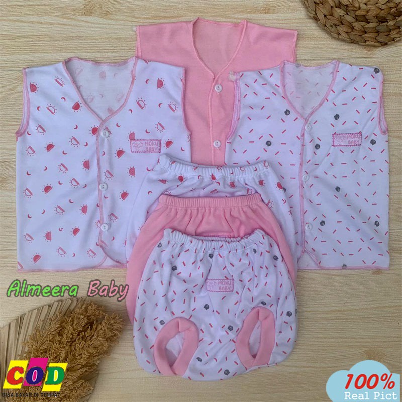 Isi 18 PCS Paket Lahiran Baju Celana Bayi Gift Set Kado Lahiran Usia 0-3 Bulan Almeera Baby and Kids