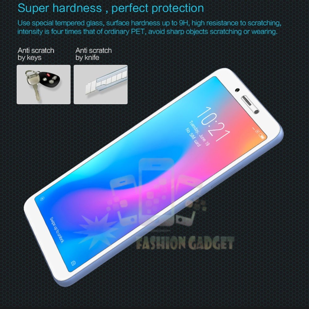 Tempered Glass Xiaomi Redmi 6A Anti Gores Kaca Screen Protector Screen Guard Pelindung Layar - Clear