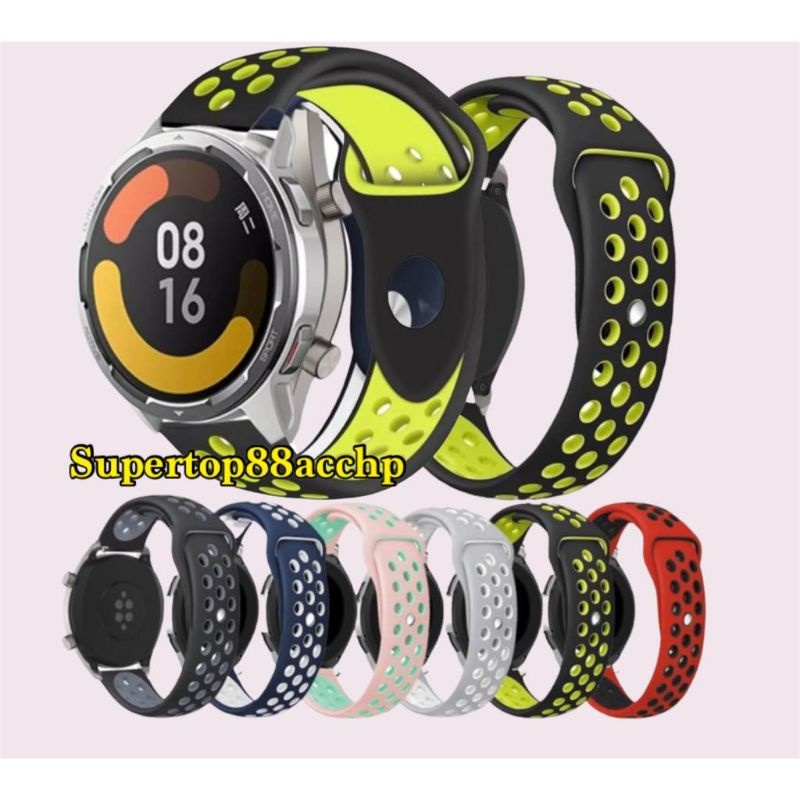 Strap Tali Jam Xiaomi Watch S1/S1 Active - Nike Rubber Silikon Sporty