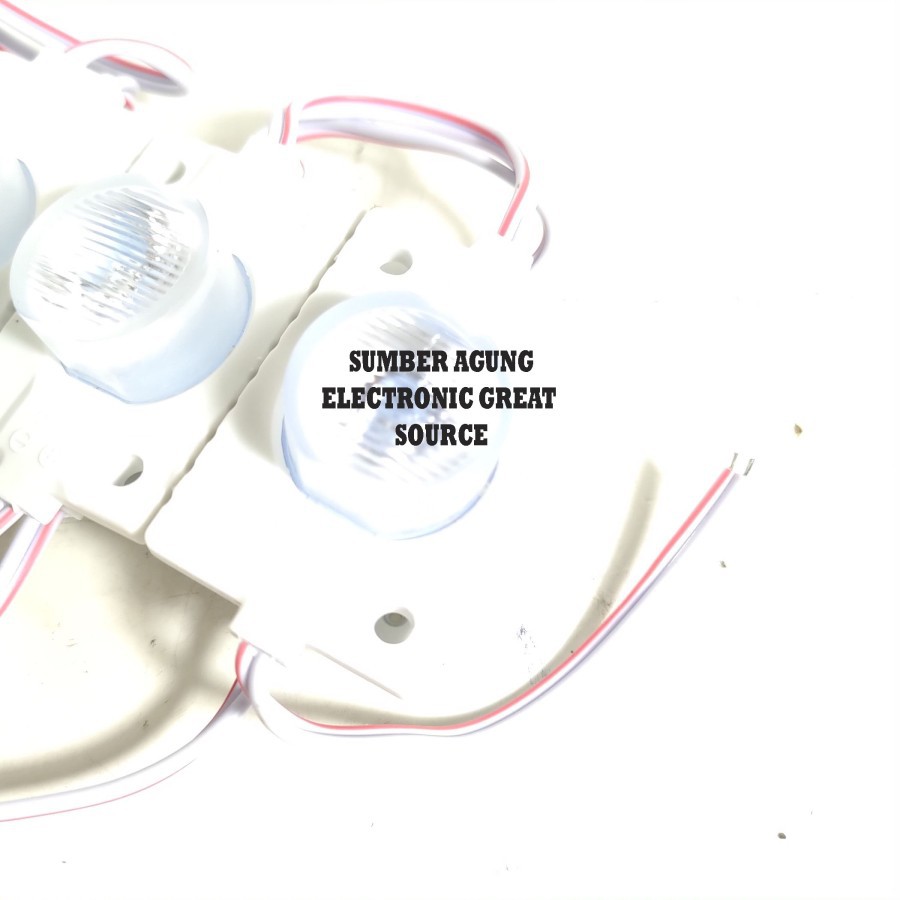 Modul LED Mata 1 Jumbo Domer 12V DC Cahaya Putih White Terang Langsung