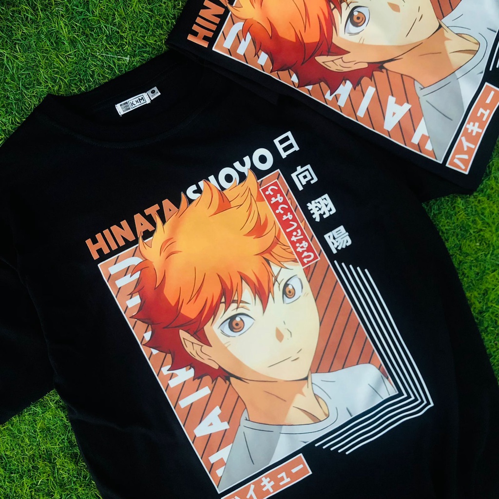 Tshirt Hinata Shoyo Anime Manga Haikyu Premium Unisex