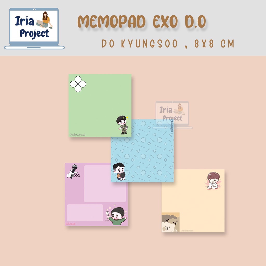 

Memopad / Memo / Notes EXO DO Kyungsoo Series