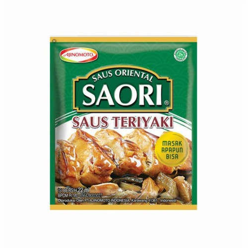 

saus teriyaki saori sachet 22