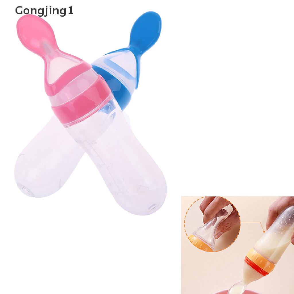 Gongjing1 Pipet Tetes Bahan Silikon Untuk Memberi Obat Anak