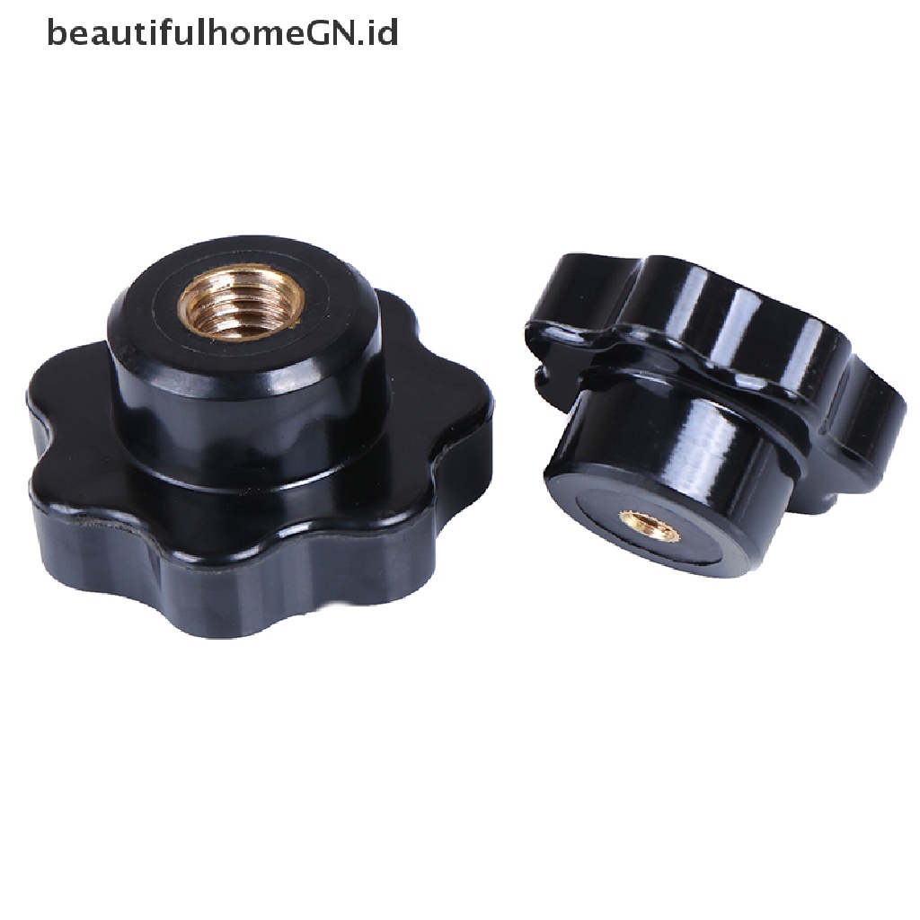 Kepala Clamping Nuts Knob M5 M6 M8 M10 M12 Female Thread Seven Star