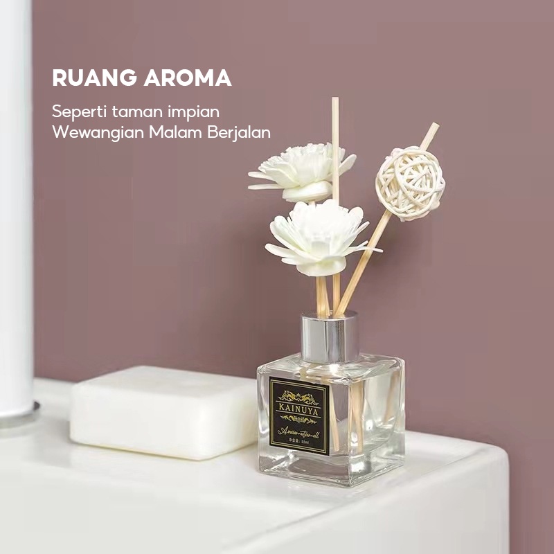 Pengharum Pewangi Ruangan Reed Diffuser Aromaterapi Stick Ruangan Aromaterapi Stik Rattan