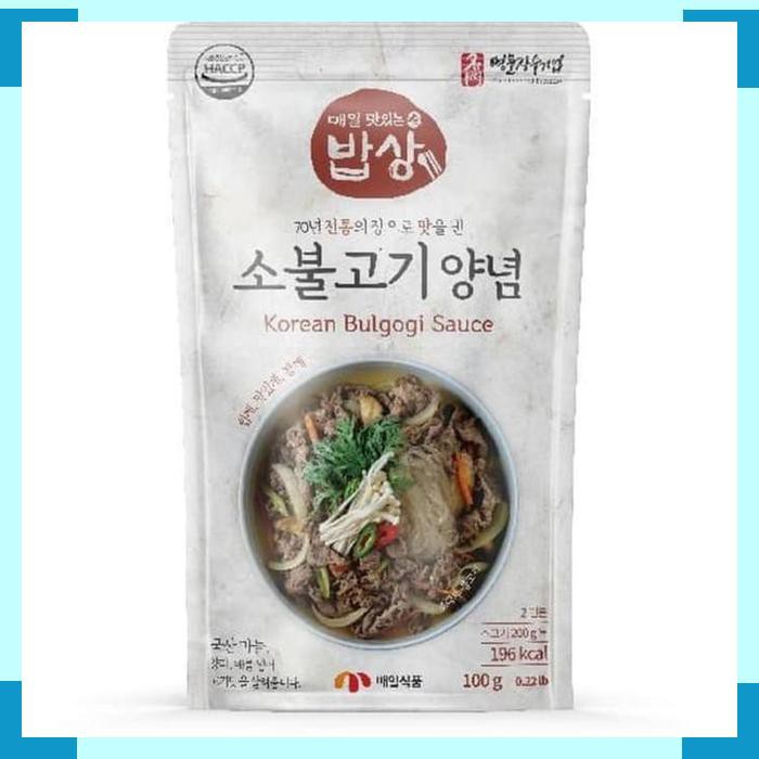 

Korean Bulgogi BBQ Sauce Marinade Saus Bumbu Daging Sapi Korea 200g