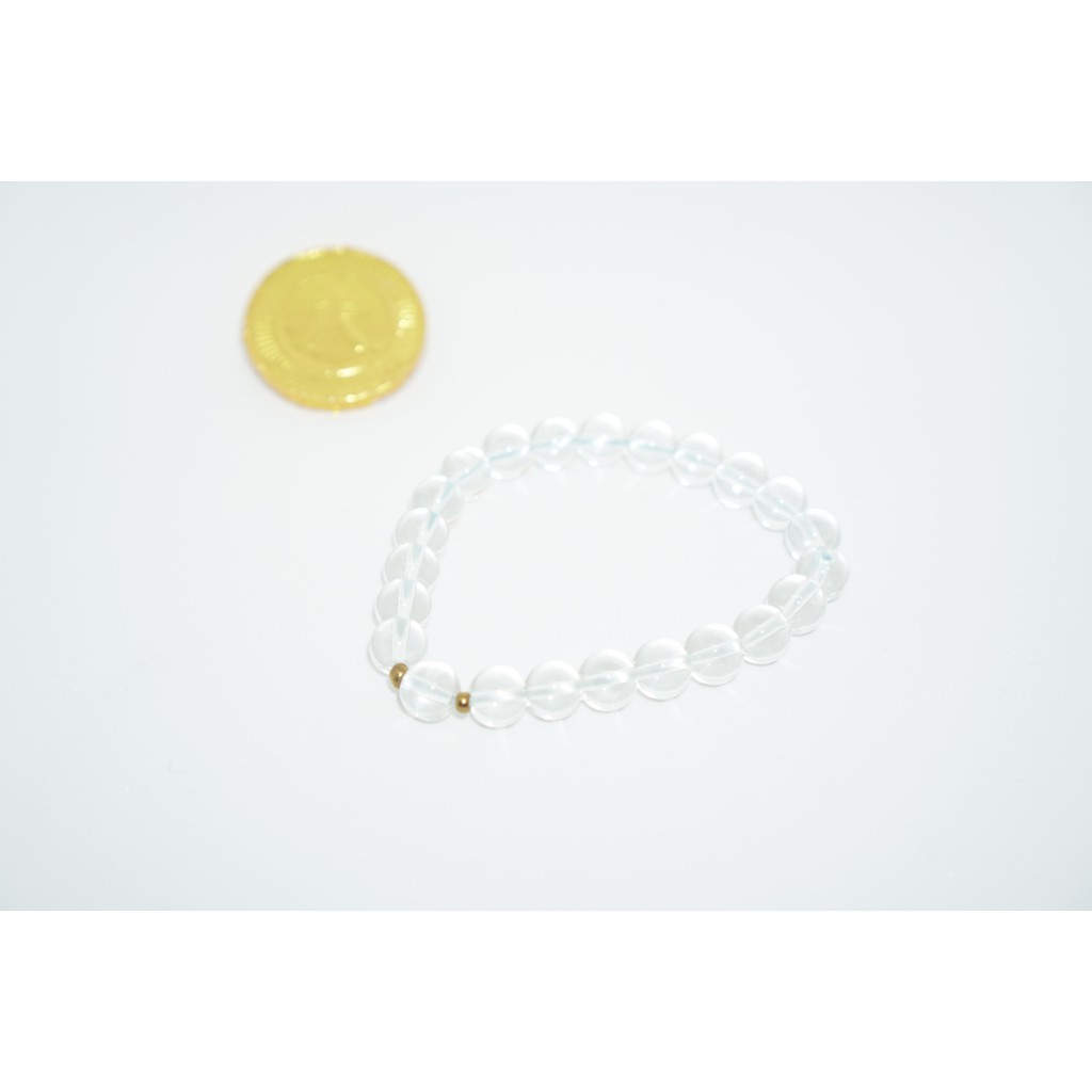 gelang kesehatan kuarsa quartz bening yoga healing peredaran darah beads craft aksesoris supplier