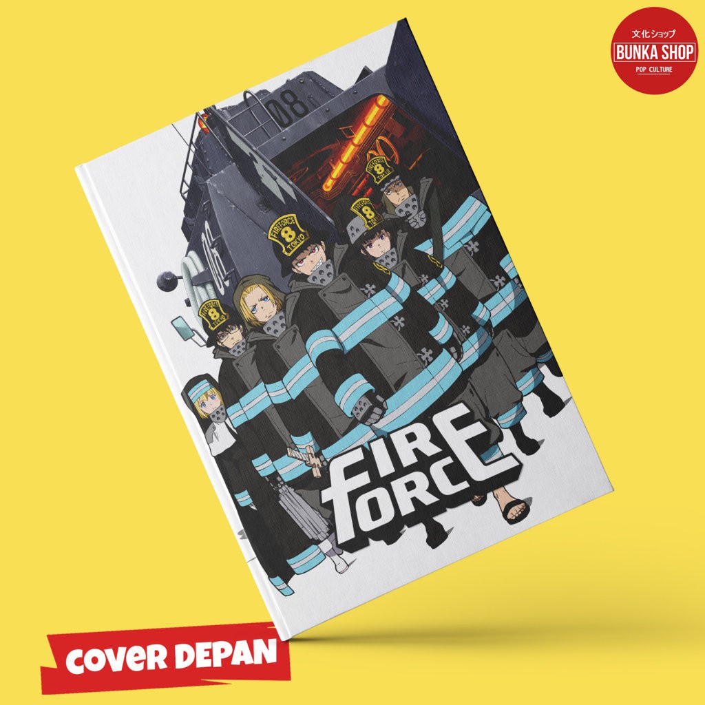 

Note Book Film Anime Fire Force B Hardcover A5 Buku Tulis Catatan Murah Jurnal Agenda Planner