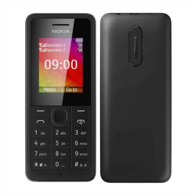 HP HAPE NOKIA JADUL 107 DUAL SIM CARD MP3 RADIO HP GARANSI MURAH PROMO
