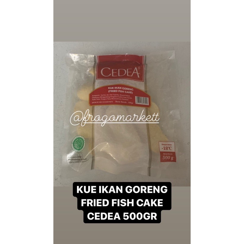 Fried Fish Cake Cedea / Kue Ikan Goreng Cedea 500gr