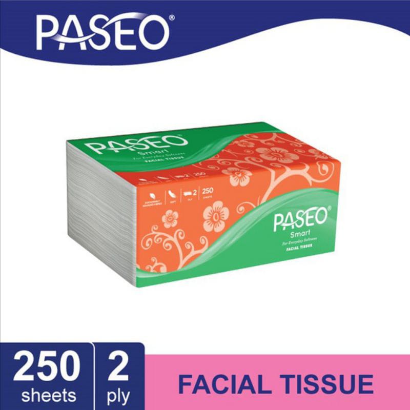 Tissue Paseo Smart Facial Tissu - 250 Sheet/Pack (1 KG MUAT 4 PACK) / Tisu Paseo Wajah Isi 250 Sheet-PASEO 250sheet