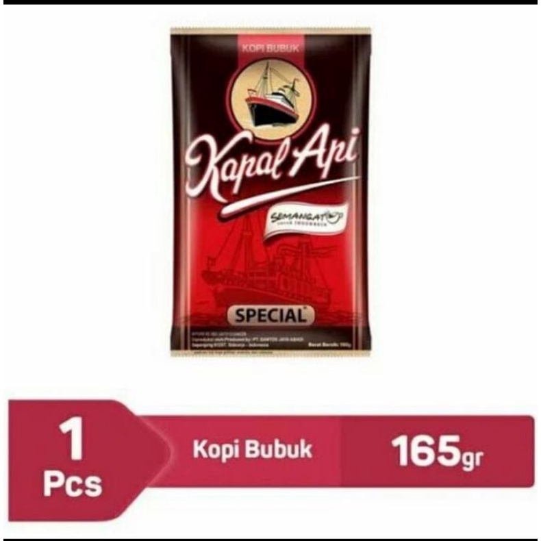 

Promo serba murah kopi kapal api bubuk spesial kemasan 165 gram best seller