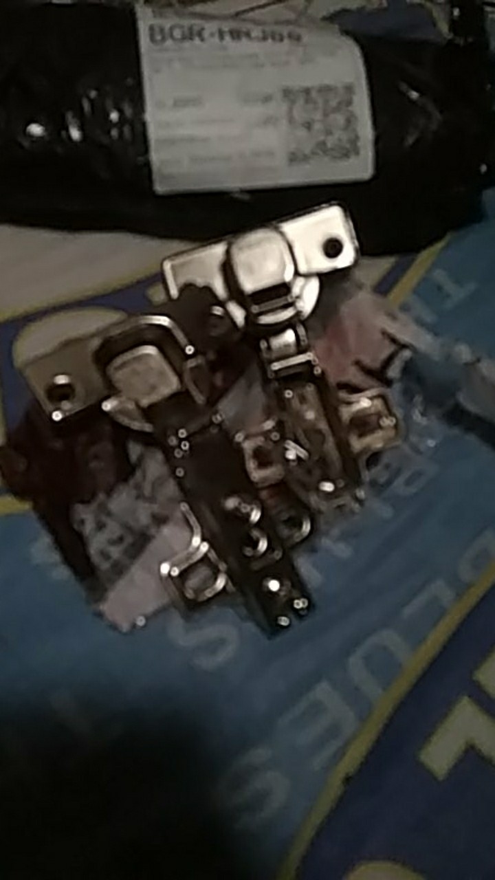 Engsel Sendok 10 Cm Putih Stainless Chrome Pintu Laci Cabinet Dapur