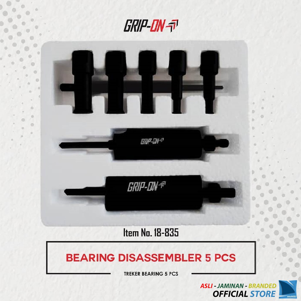 Alat Mengeluarkan Bearing Jepit Lubang Dalam Lahar Isi 5 pcs - Bearing Puller Disassembler GRIP-ON