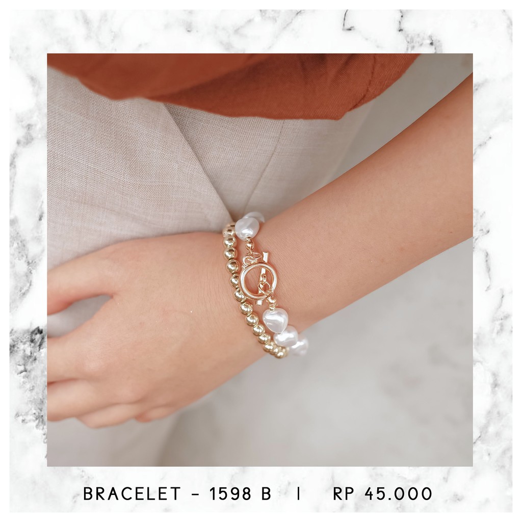 GELANG CHAIN MUTIARA - 1598