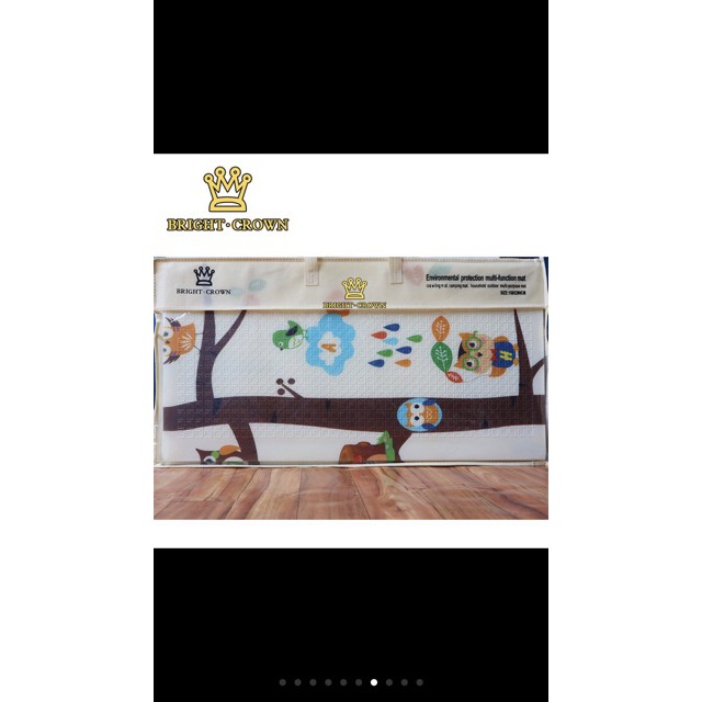 Playmat Premium Anak Bayi Lipat Tebal 1cm Double Pad ( Bonus Tas) [ Playmate  Tikar Busa ] --168--