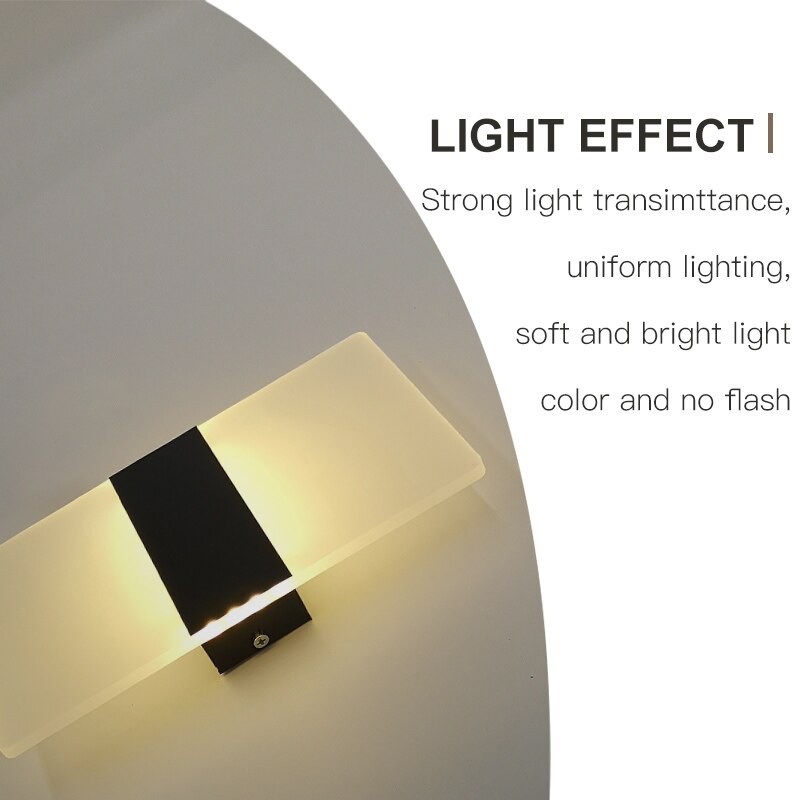 Bisa COD Lampu Hias Dinding LED Corridor Light 6W 2700-3500K Warm White 22 x 11 cm