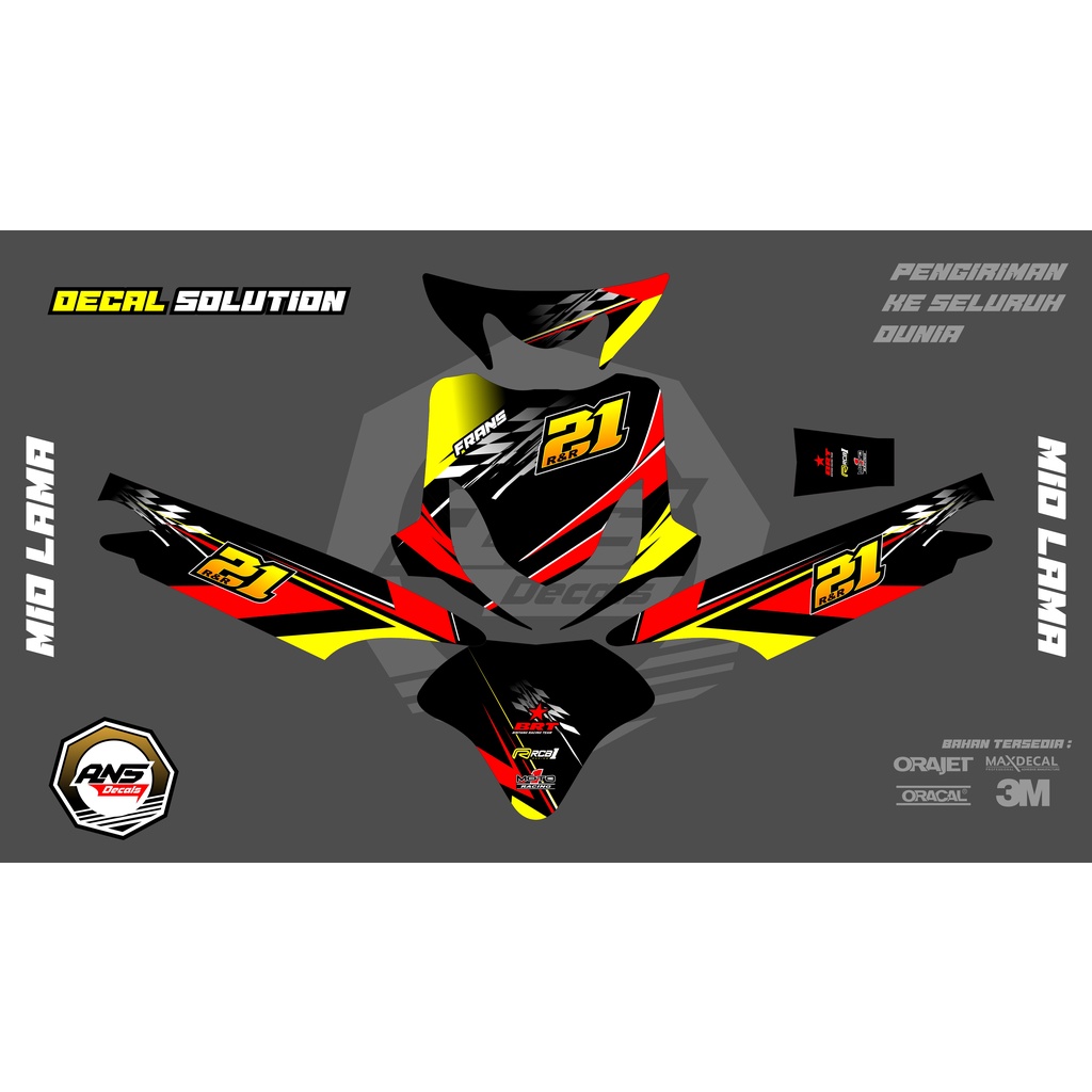 decal mio lama decal mio sporty