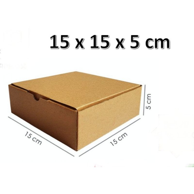 

Kardus 15x15x5 cm - Die Cut dan easy usage - Pao mini isi 4