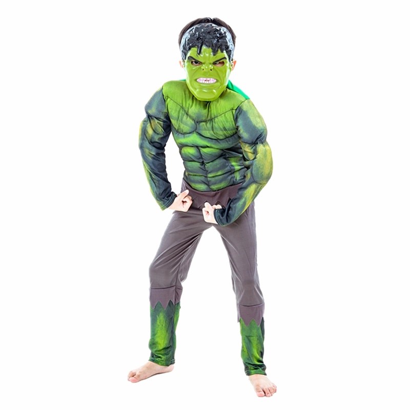 Kostum Hulk Muscle Superhero Costume Halloween cosplay Incredible Hulk