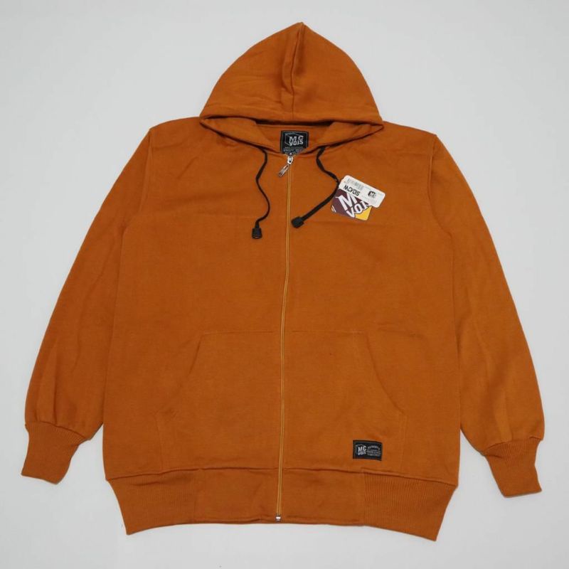 Sweater Hoodie Zipper Mcvois Mustard Premium Distro