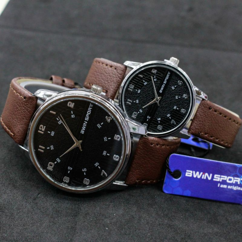 BWIN SPORT M1012 G/L JAM TANGAN COUPLE BWIN SPORT Type M1012G/L ORIGINAL Jam Tangan Couple Murah