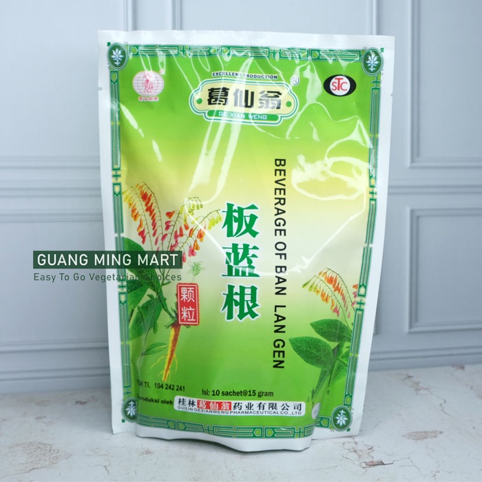 

Ban Lan Gen (Ge Xian Weng) - Teh Herbal Pereda Panas Dalam