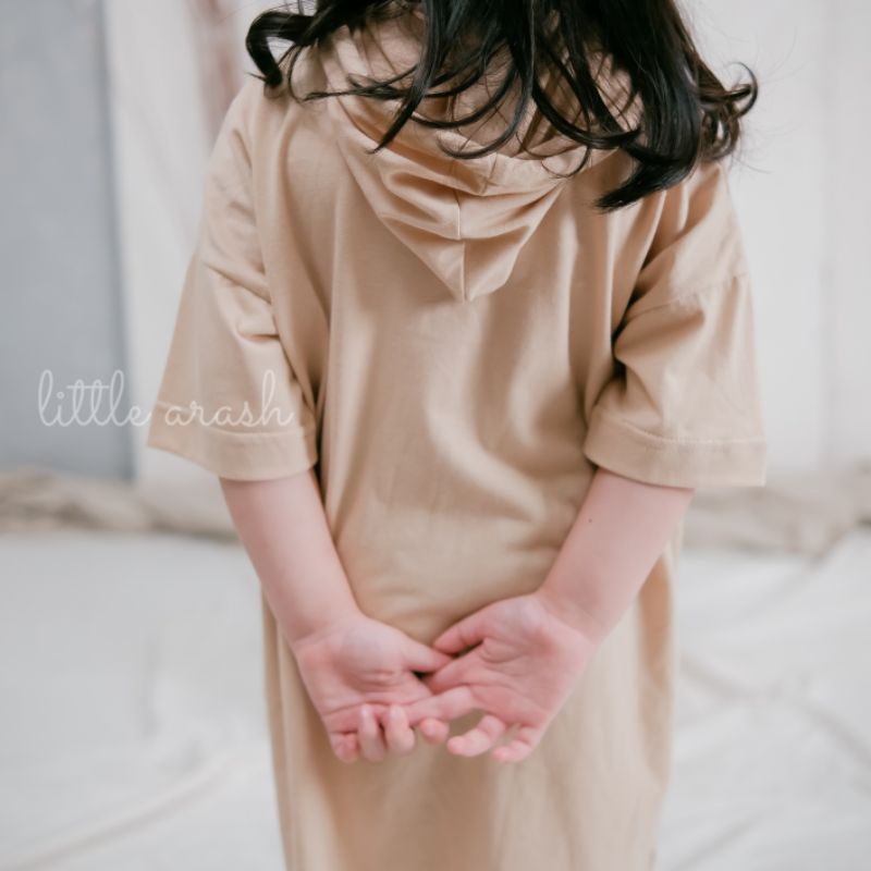 Domikado | Milly Hoodie Oversize Dress | Hoodie anak | Basic dress anak