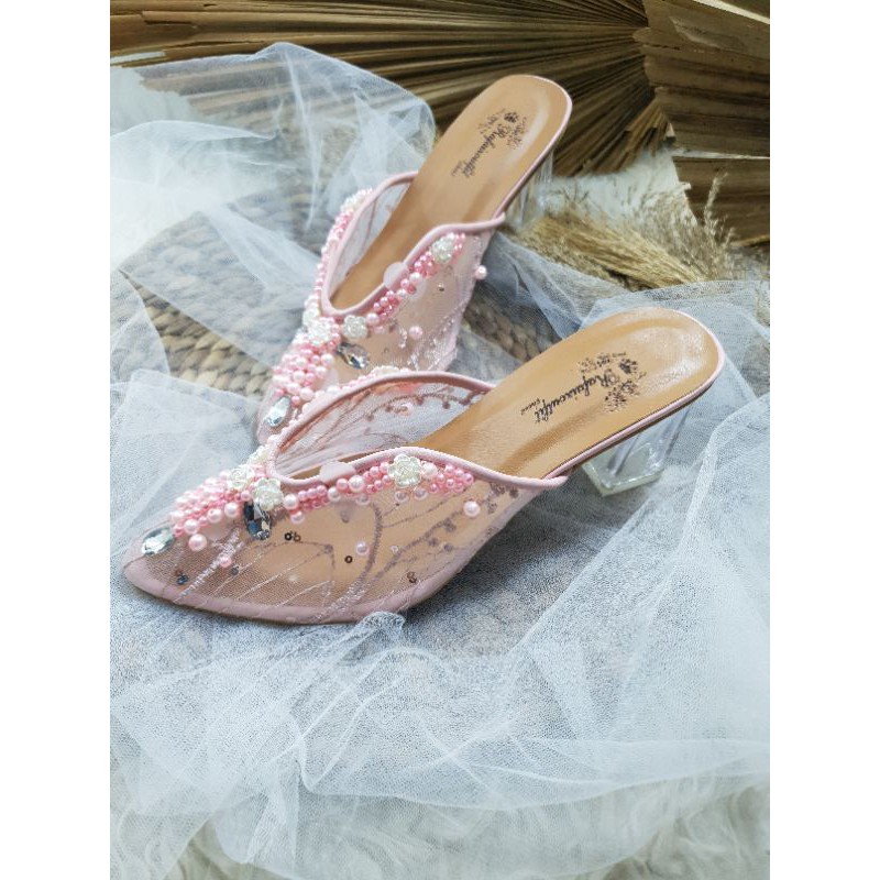 sepatu wedding ruby pink sepatu cantik sepatu wanita