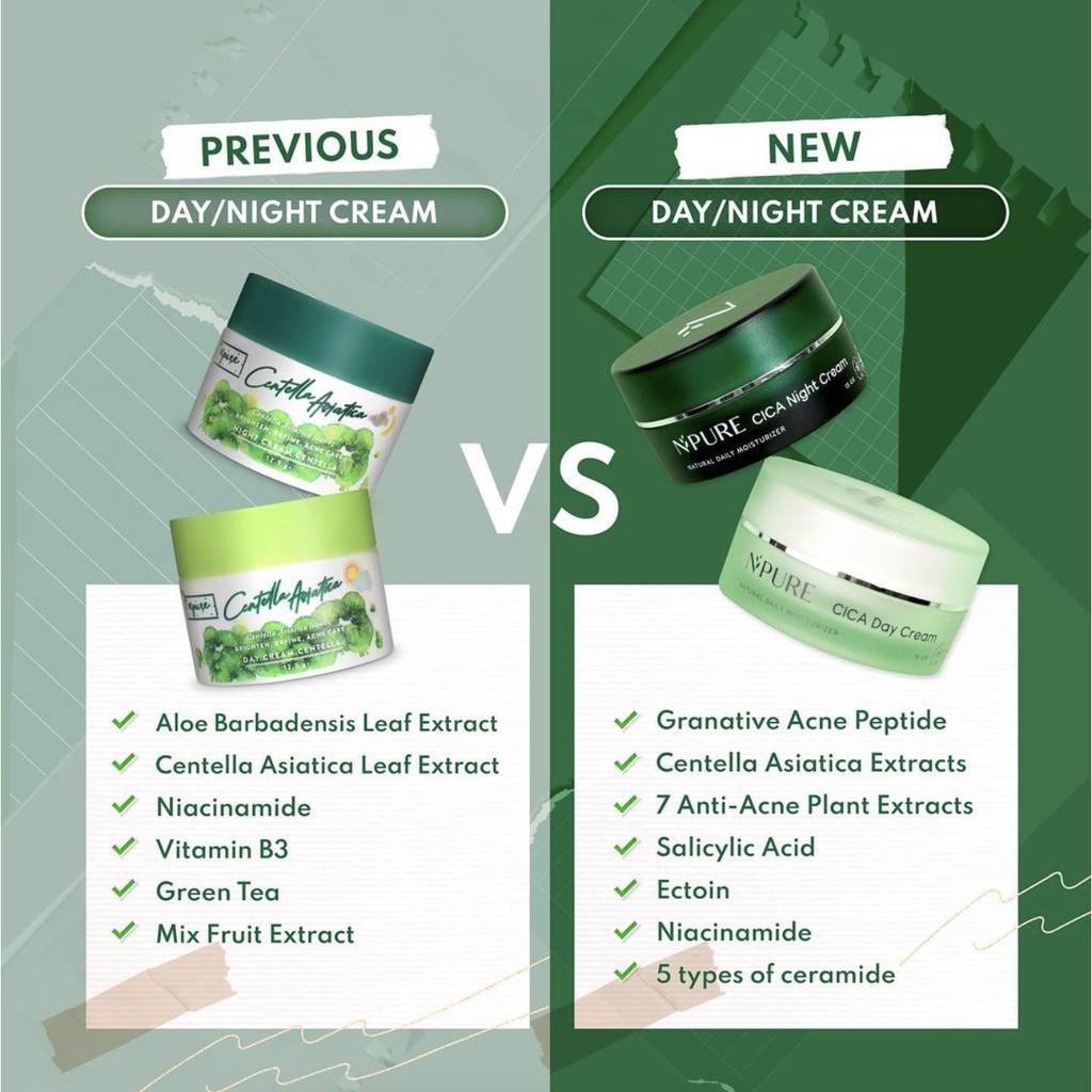 [BPOM] NPURE Day Cream Centella Asiatica (Cica Series)