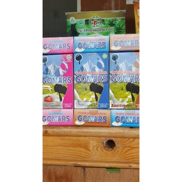 

223T Original - Susu Gomars Box Rasa Vanilla (Putih) - Susu Kambing Etawa Srol