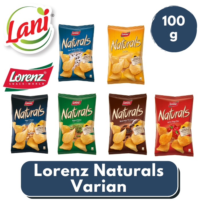 Lorenz Naturals Potato Chips Salt Pepper / Paprika / Rosemary
