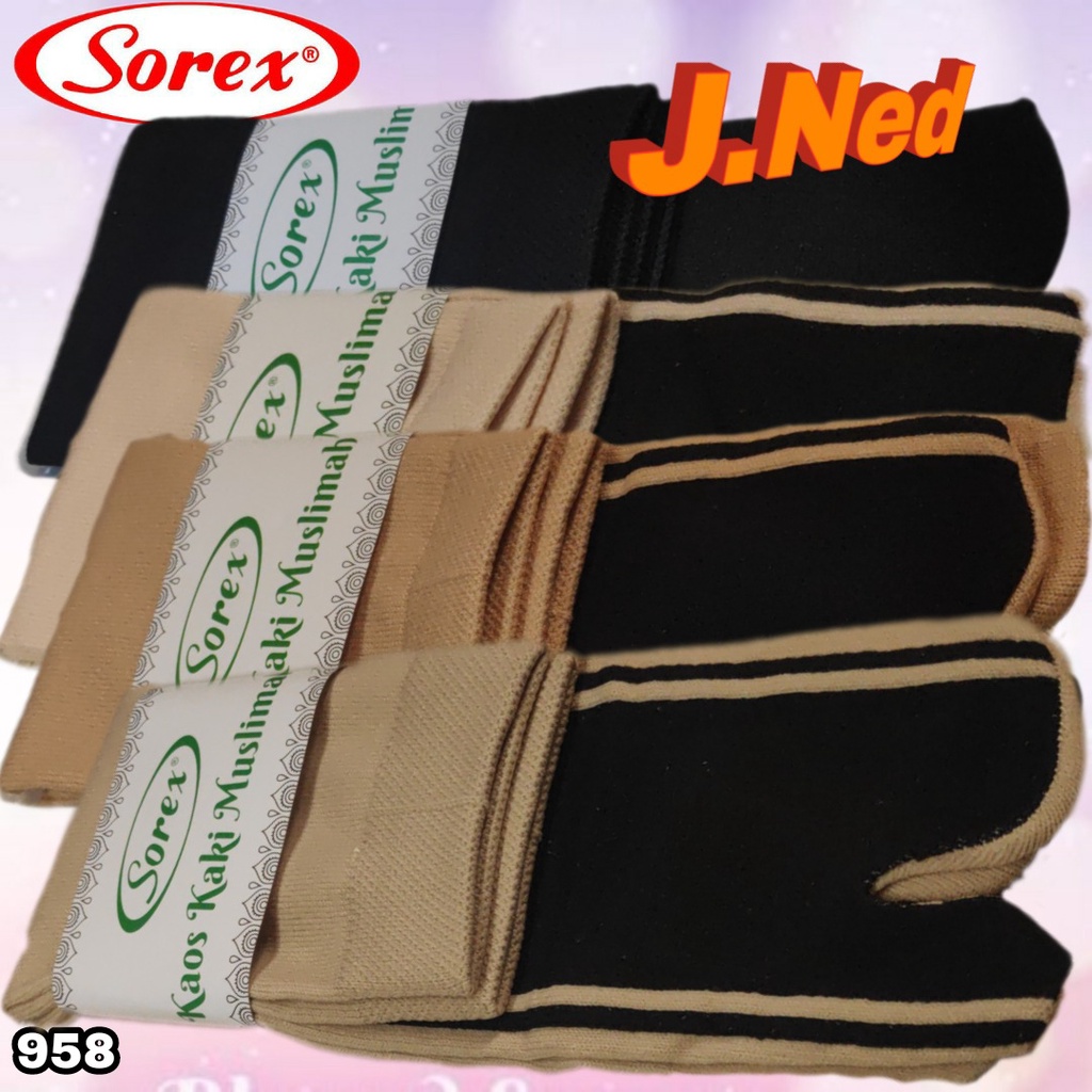 J958 KAOS KAKI MUSLIMAH DENGAN JEMPOL SIZE S - L