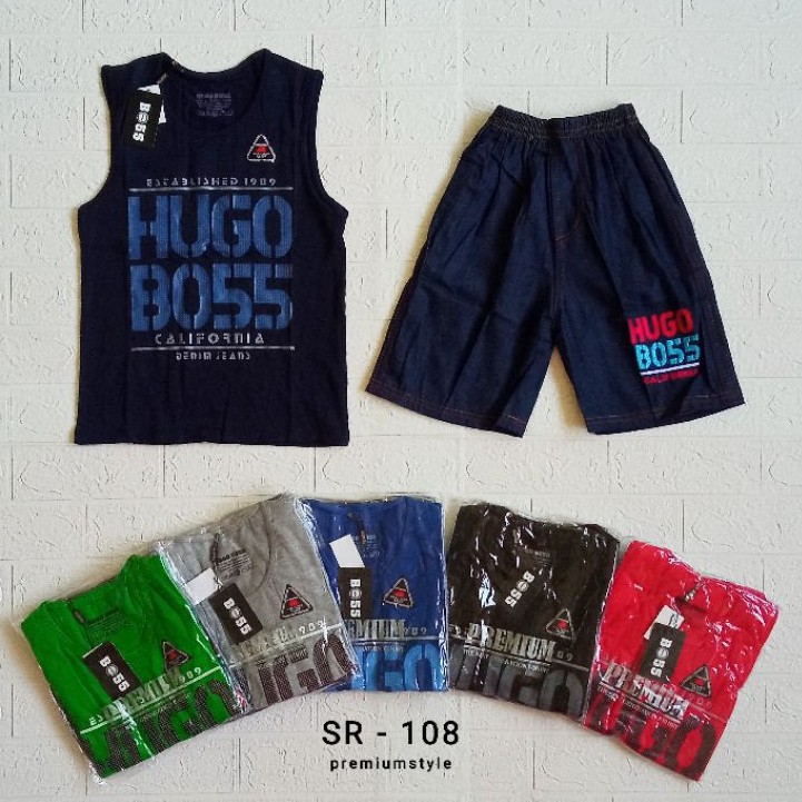 Baju Setelan Anak Laki Laki Usia 5 - 7th, Hugo Boss - 108